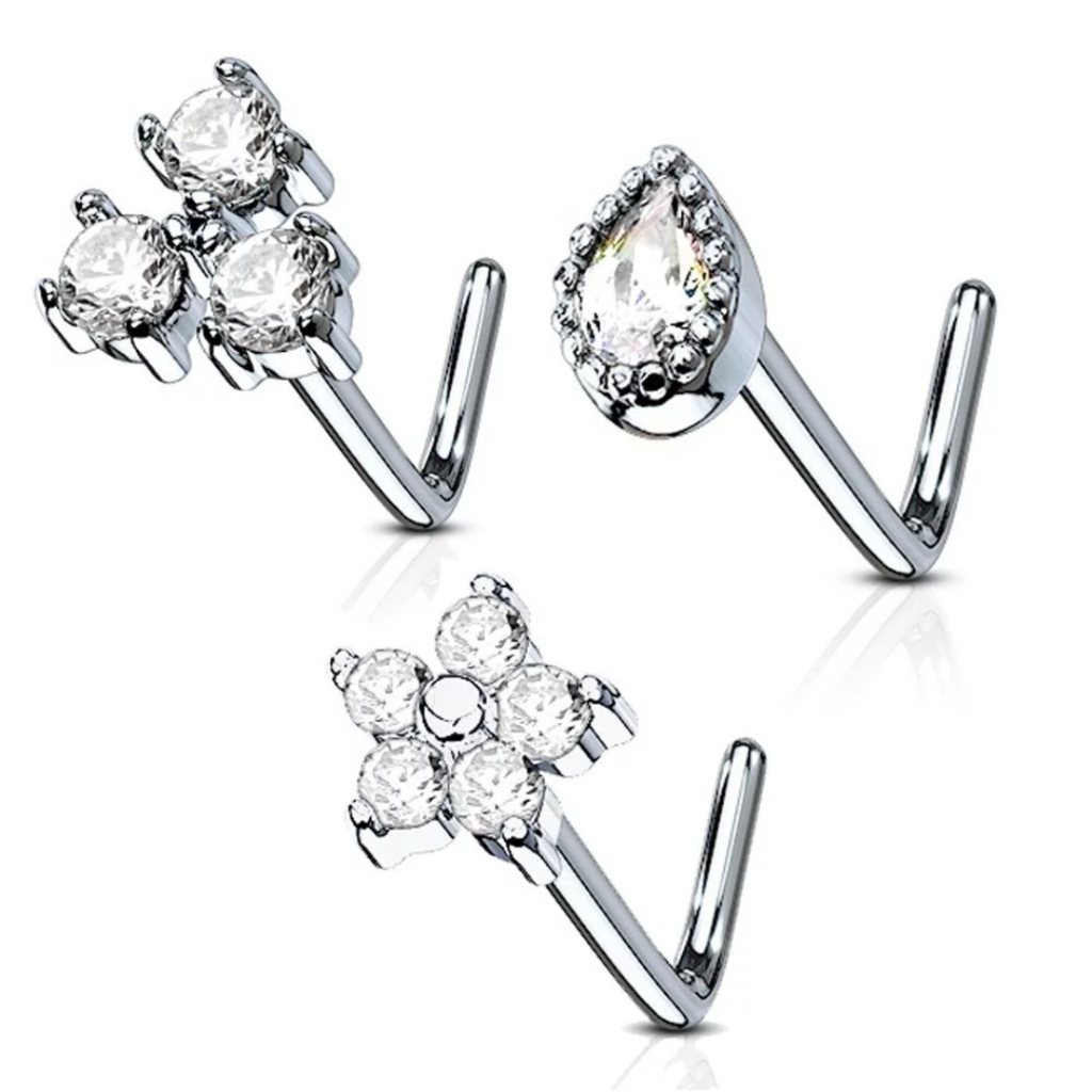 3 Nose Rings